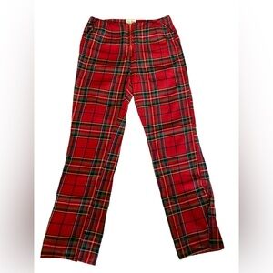 Red Plaid Pants